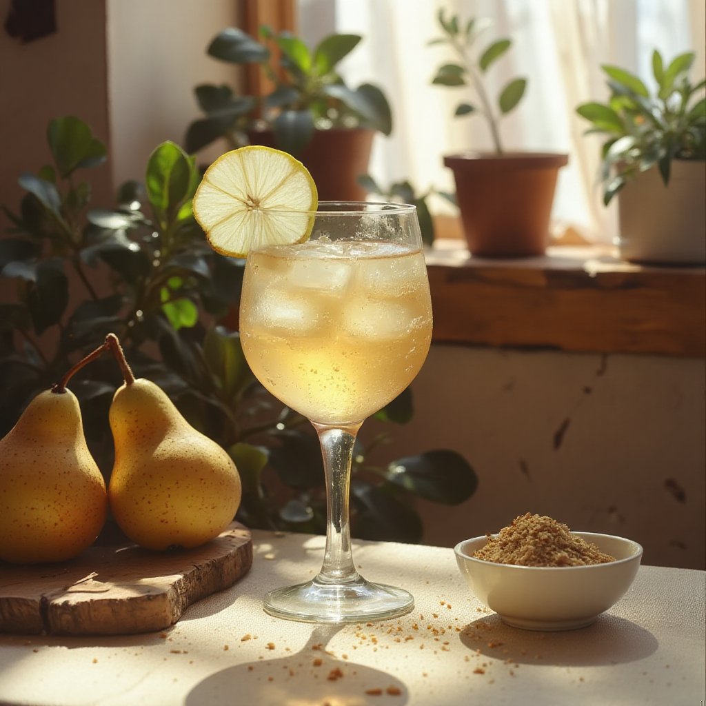 Ginger Pear Fizz