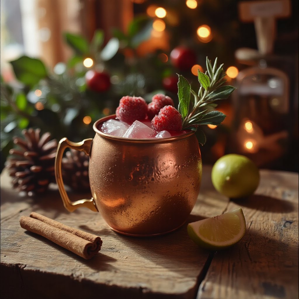 Holiday Cranberry Mule