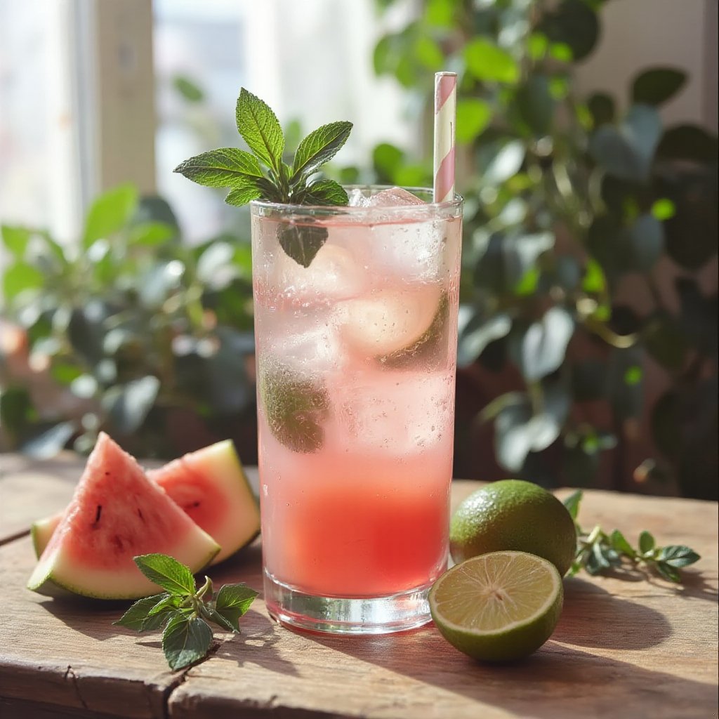 Minty Watermelon Cooler