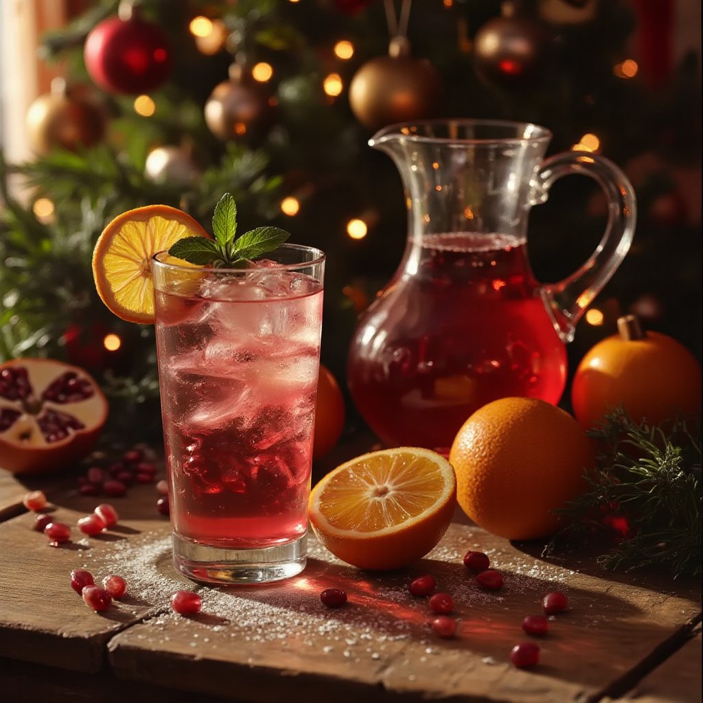 Sparkling Pomegranate Punch