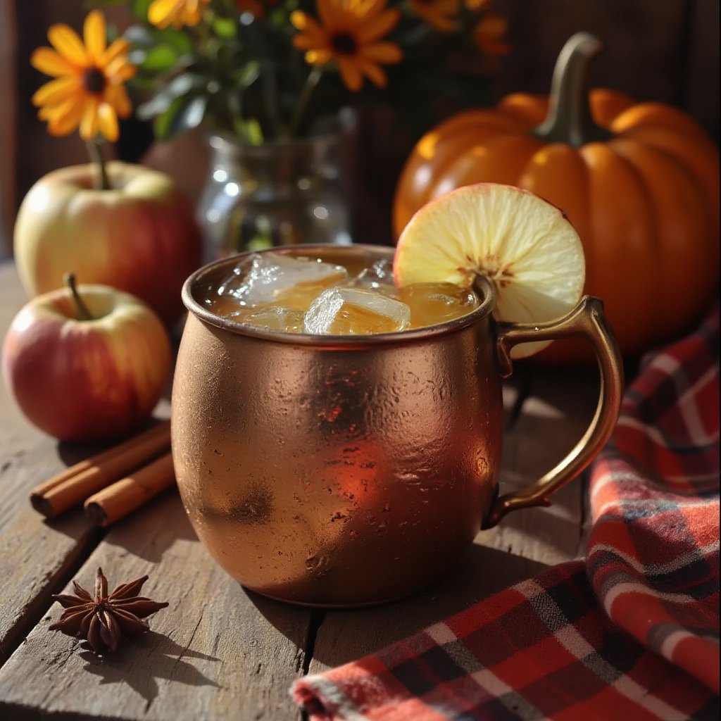 Spiced Apple Chai Mule